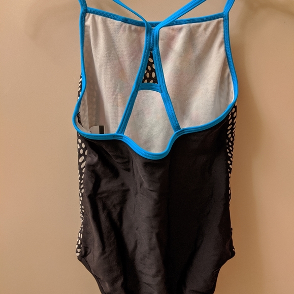 Speedo Girls 1 piece swimsuit sz 10 - Picture 2 of 10